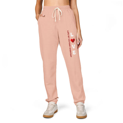 Unisex Garment-Dyed Fleece Sweatpants