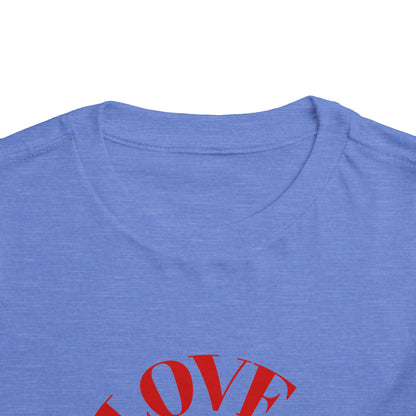 Toddler Love Victory Tee, Cute Kids Shirt, Inspirational Short Sleeve Tee, Faith-Based Toddler T-Shirt, Everyday Wear for Little Ones