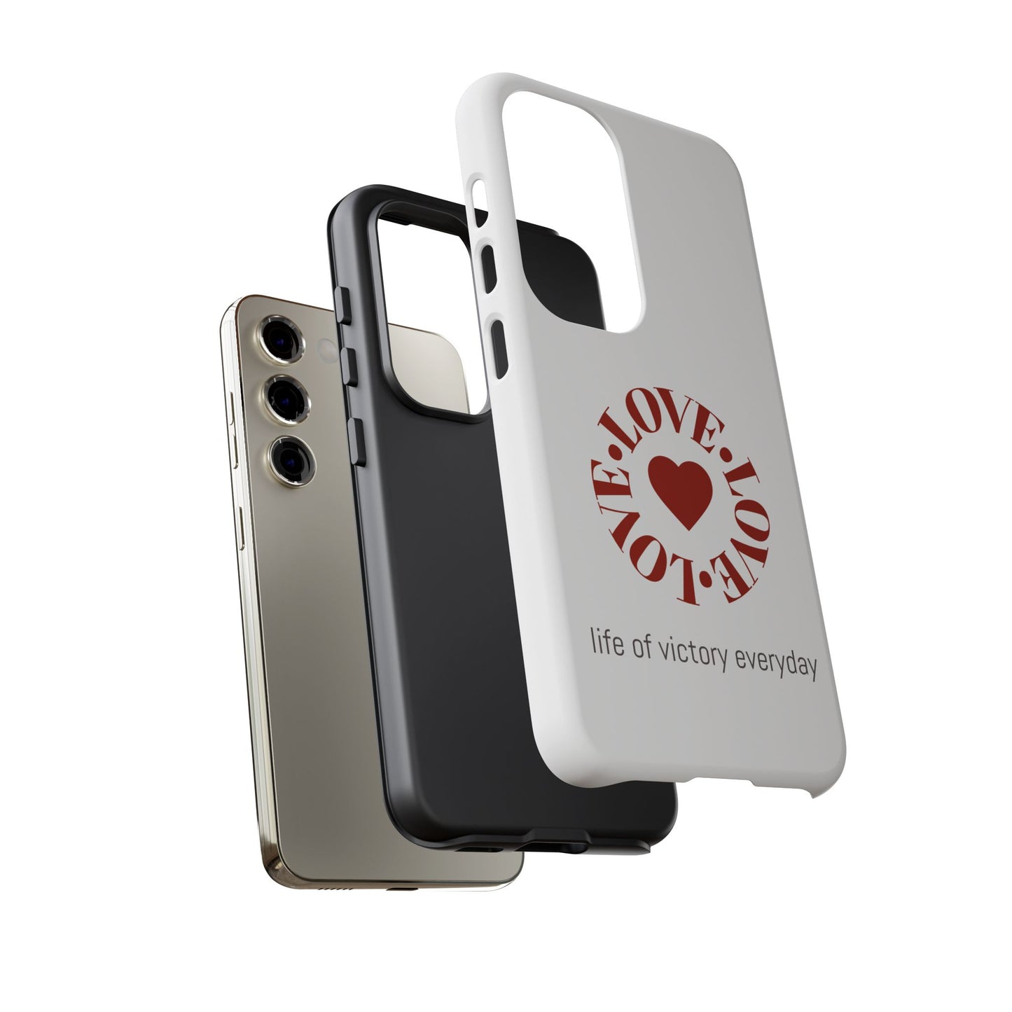 Inspirational LOVE Phone Tough Cases