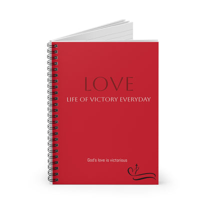 LOVE Brand Inspirational Spiral NOTEBOOK/JOURNAL