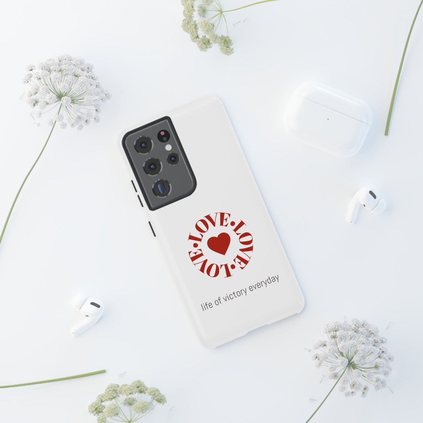 Inspirational LOVE Phone Tough Cases