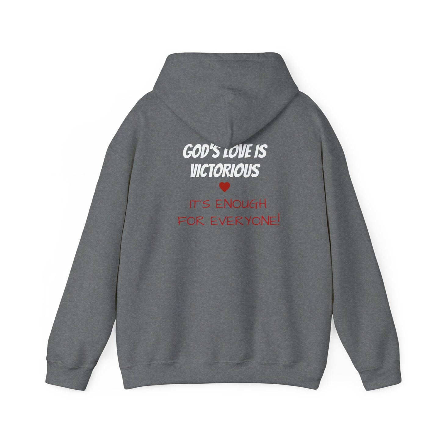 LOVE Brand Inspirational Hooded Sweatshirt - Unisex