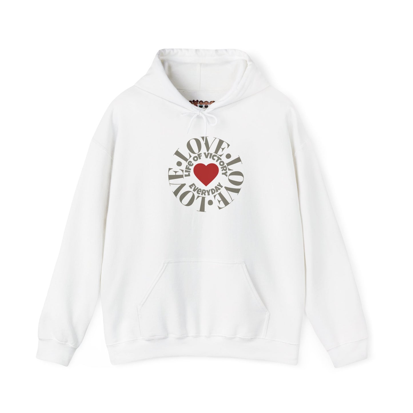 LOVE Brand Inspirational Hooded Sweatshirt - Unisex