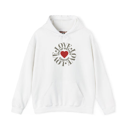 LOVE Brand Inspirational Hooded Sweatshirt - Unisex